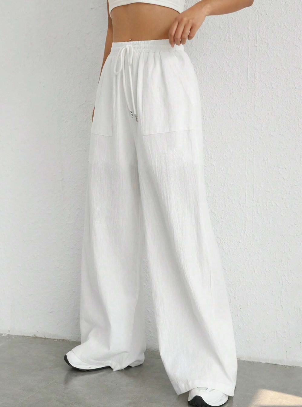 Waist Wide Leg trousers