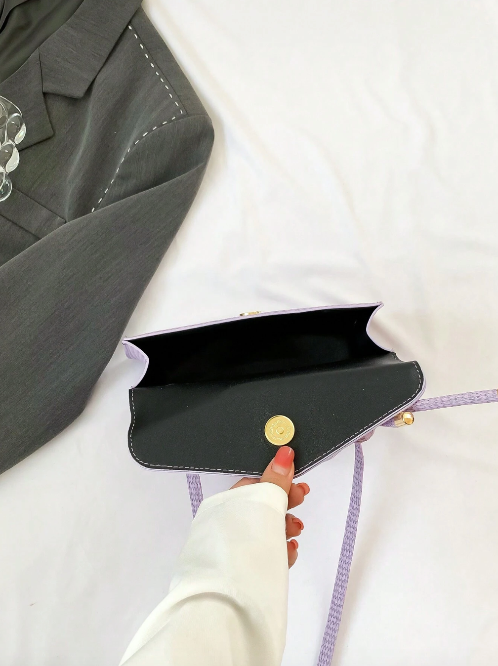 Vintage Woven Texture Handbag