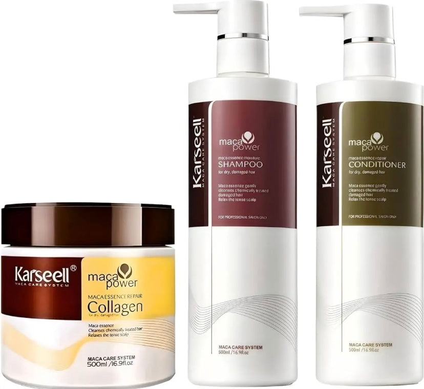 Karseell Shampoo, Conditioner & Mask  For Hair Damage Repair