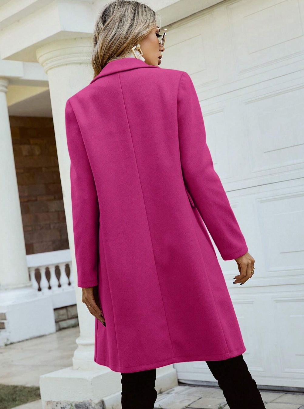 Lapel Collor Double Breasted Overcoat