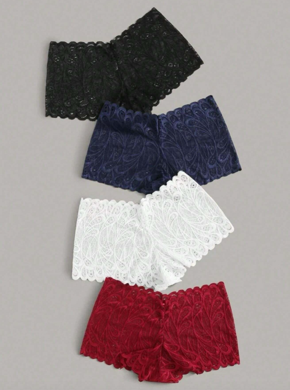 Floral Lace High Waist Panty