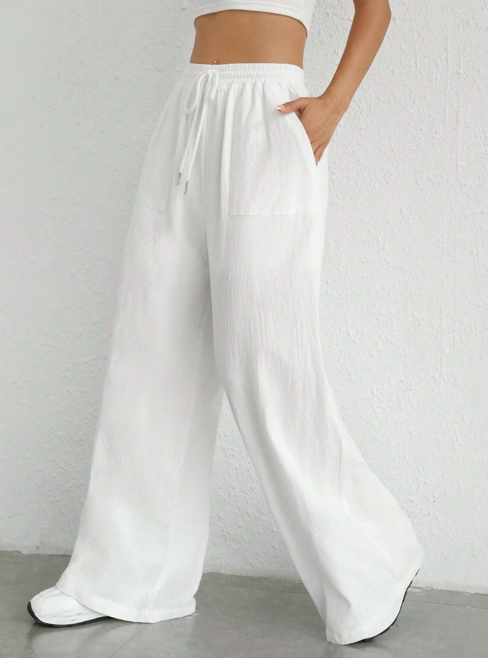 Waist Wide Leg trousers