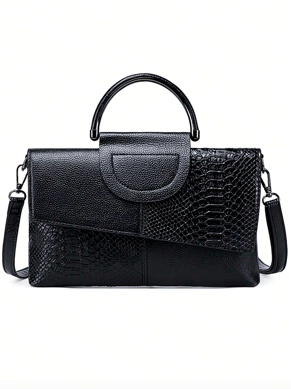 Crocodile Pattern Cross Body & Clutch Design Hand Bag