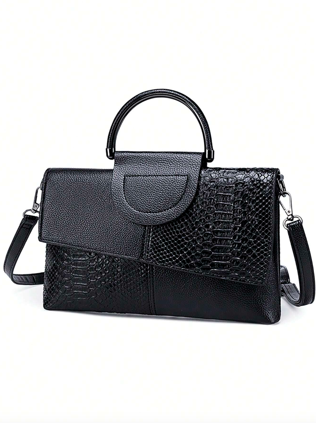 Crocodile Pattern Cross Body & Clutch Design Hand Bag