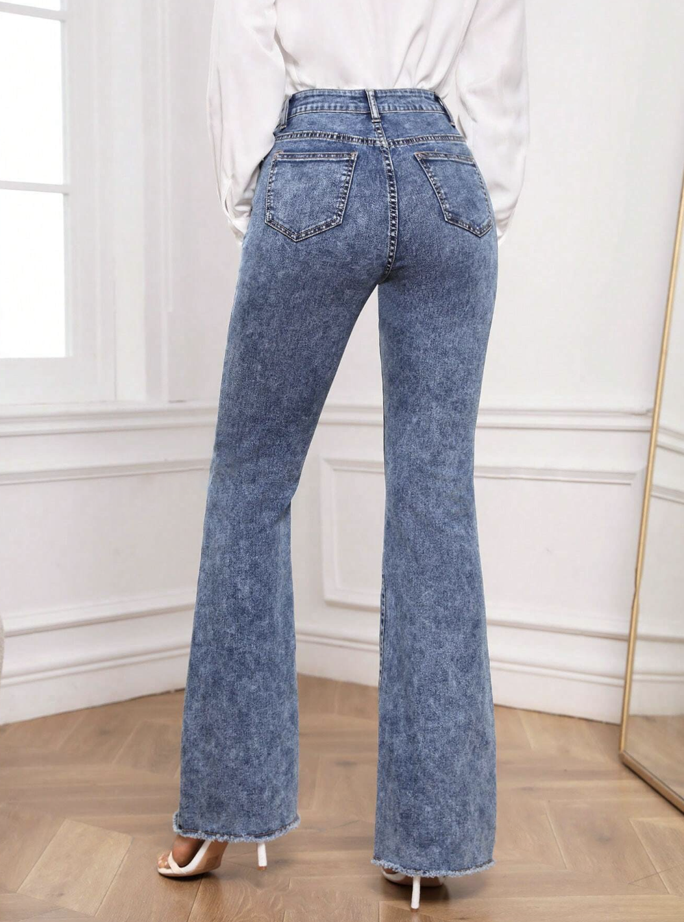 Solid Color Simple Jeans