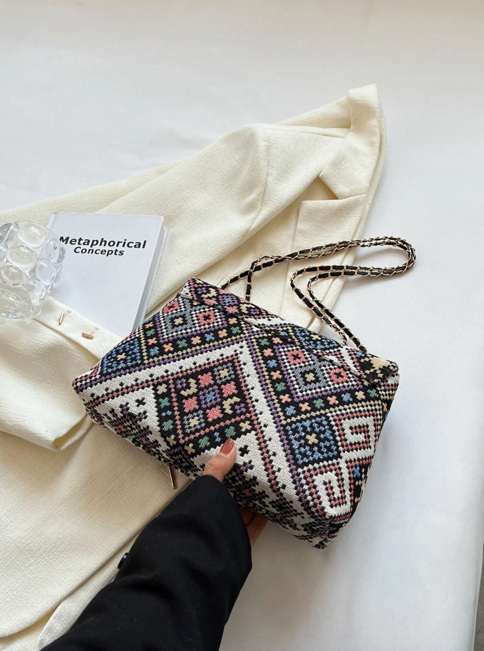 Geometric Pattern Handbag