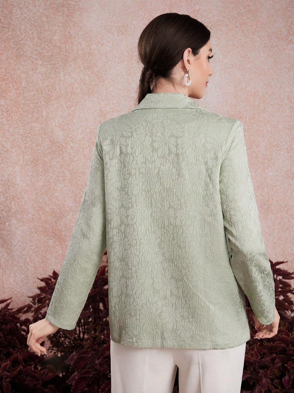 Suit Collar Single Breasted Coat