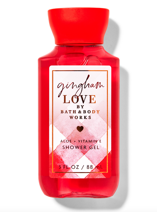 Gingham Love Shower Gel Travel Size  By Bath & Body works