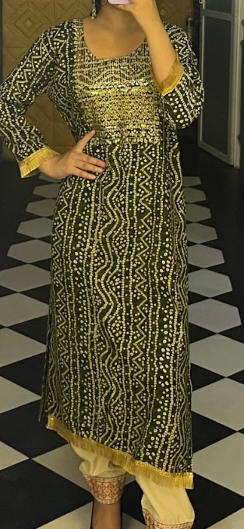 Jaipuri printed kurthi
