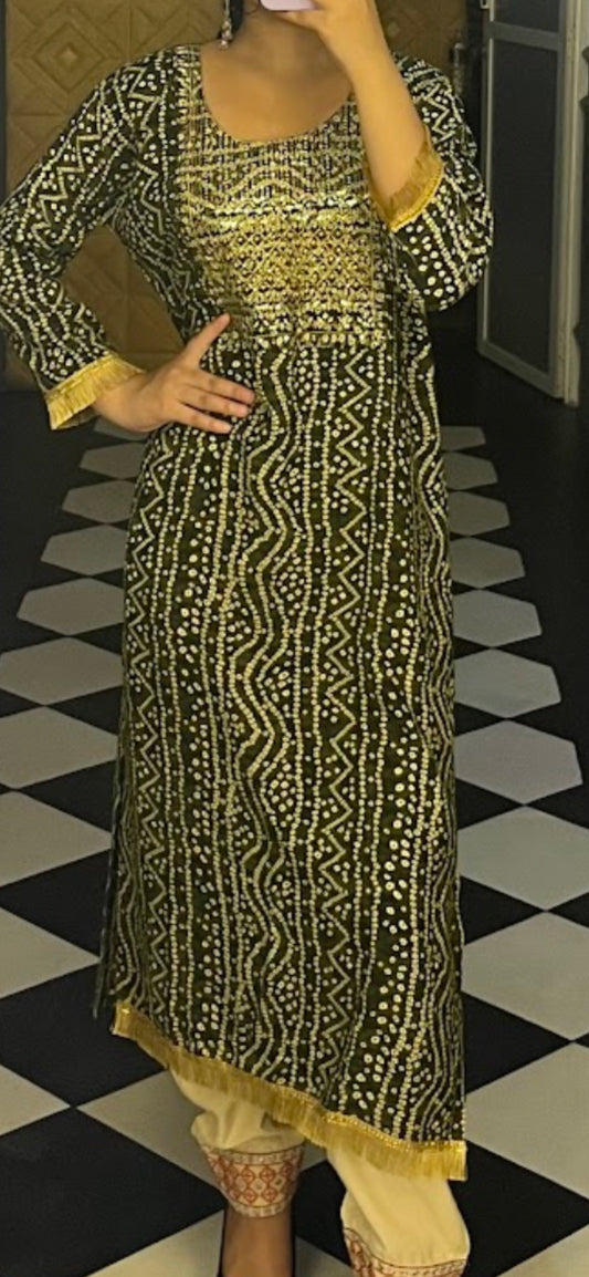 Jaipuri printed kurthi