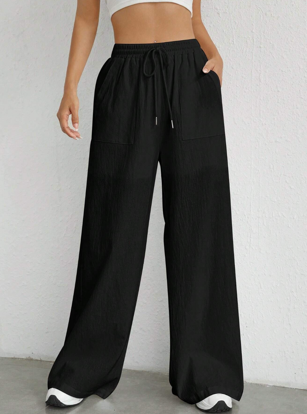 Waist Wide Leg trousers