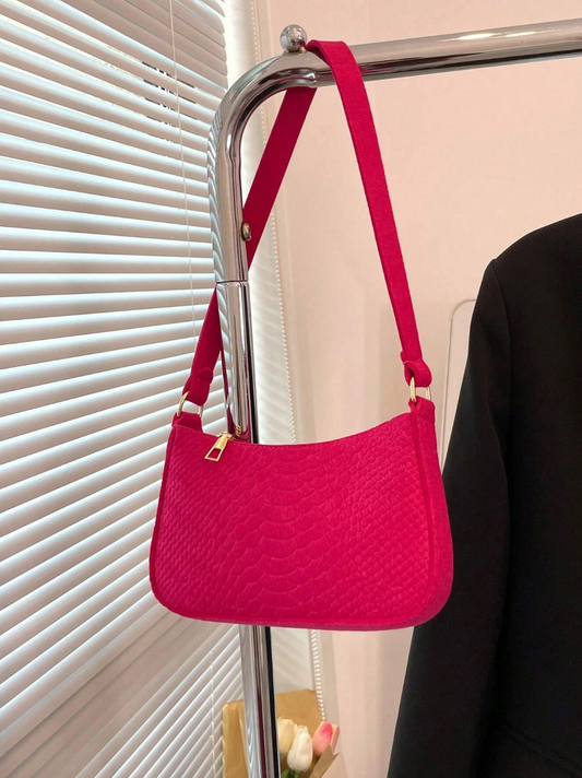 New Fashion Shoulder Bag, Zipper Closure, Underarm Bag