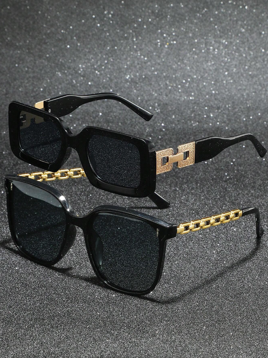 Black Square Frame Sunglasses