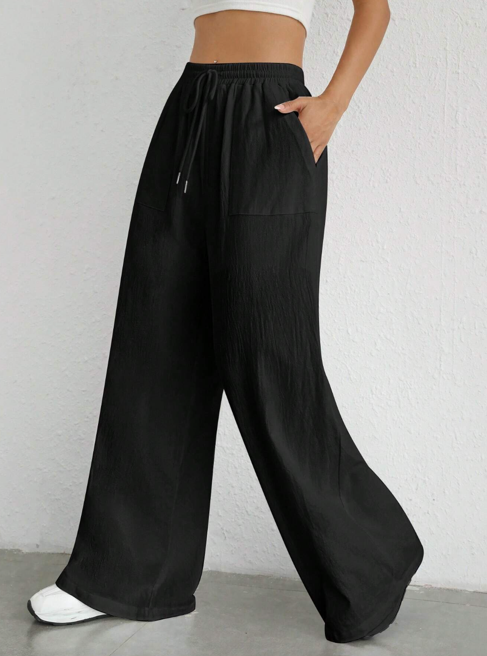 Waist Wide Leg trousers