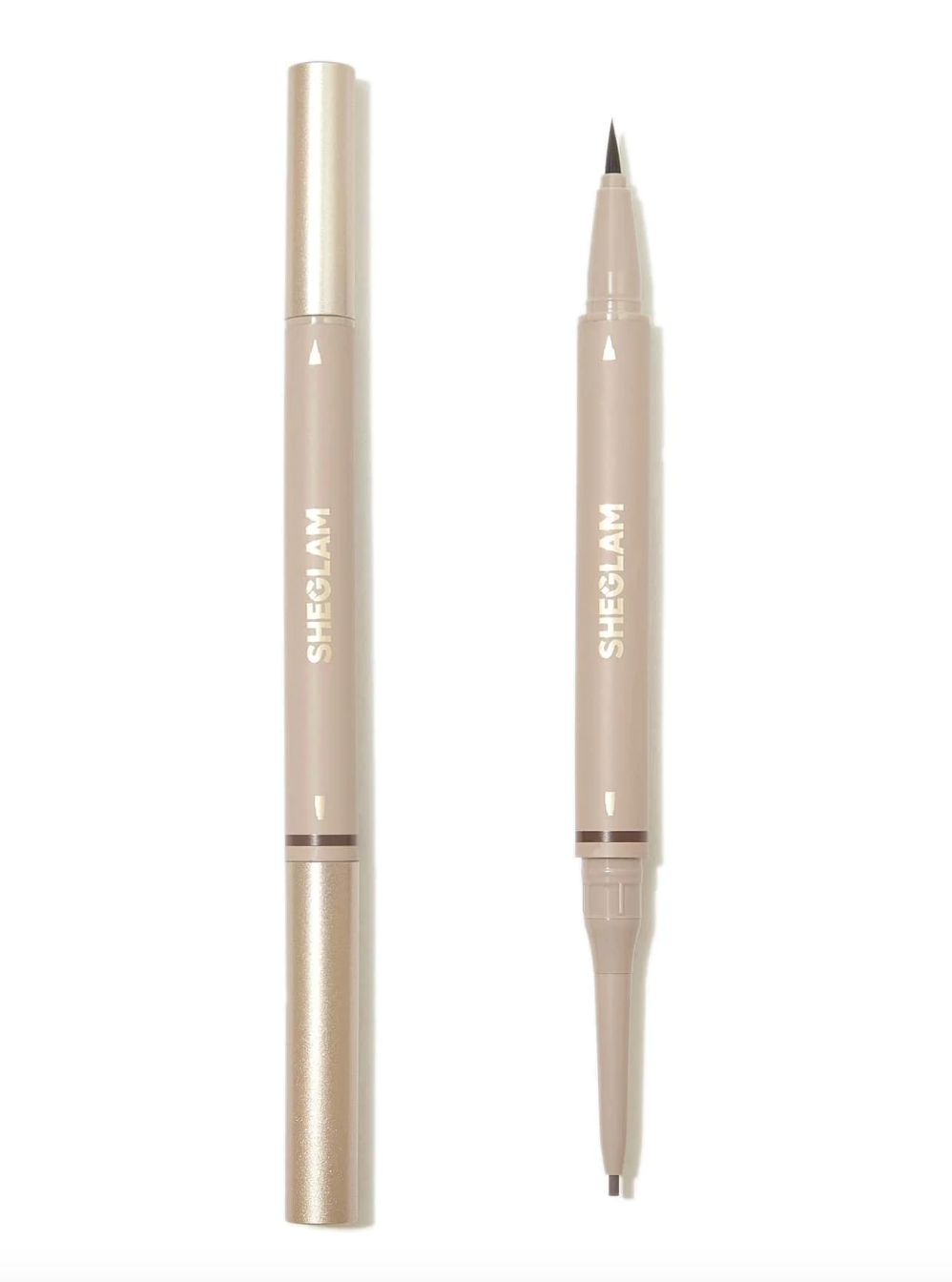 SHEGLAM 2-In-1 Waterproof Sweat-proof Anti-Oil Natural Brow Filling Outlining Liquid Eyebrow Pencil