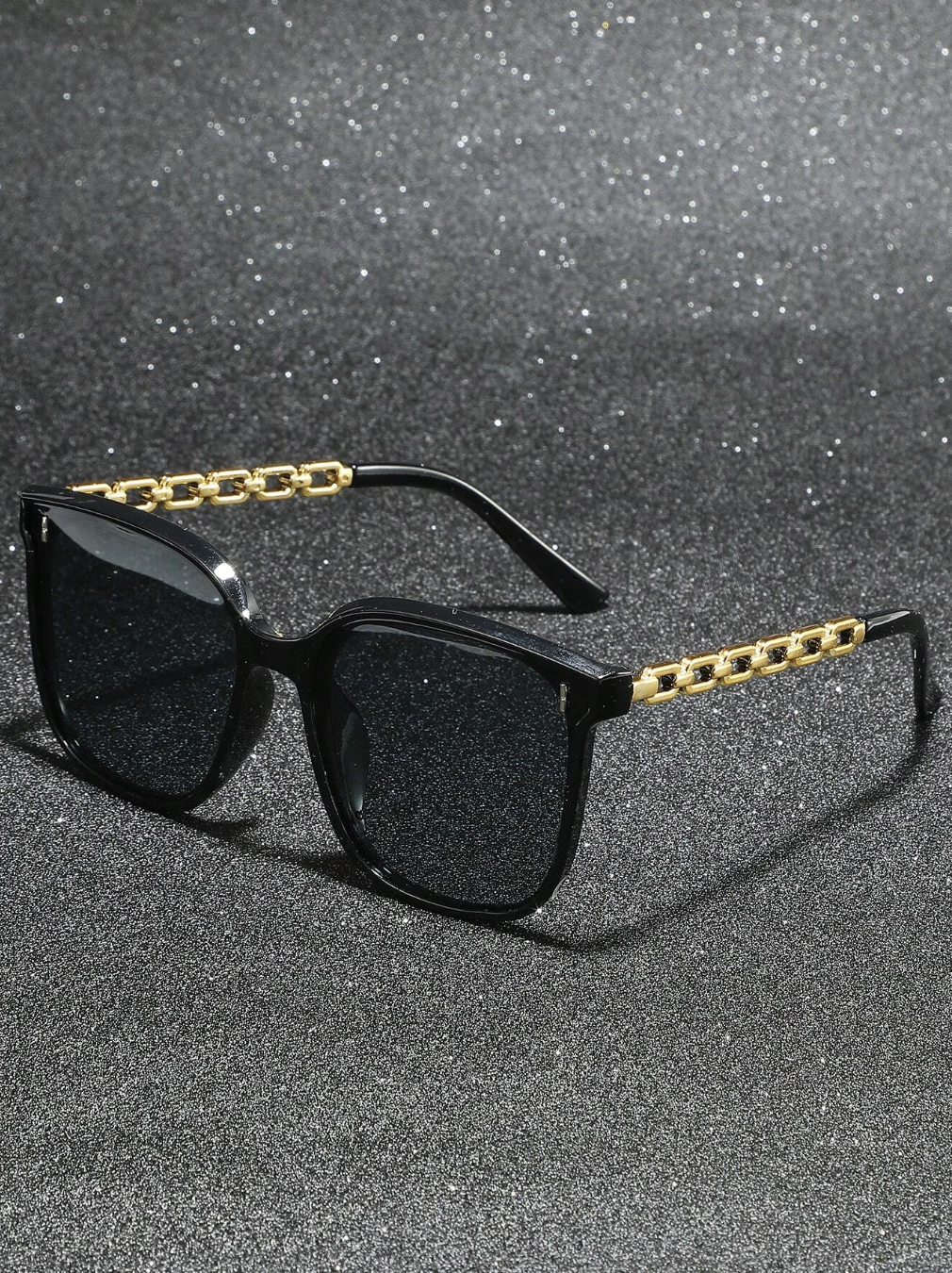 Black Square Frame Sunglasses