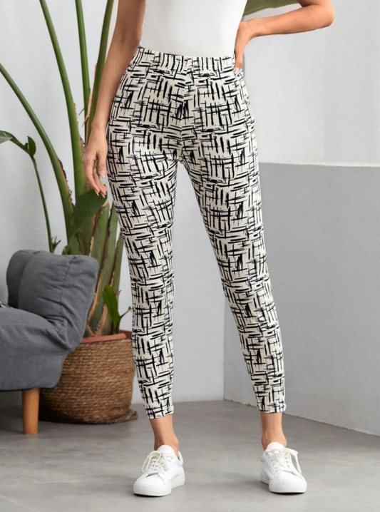 All Over Print Crop Leggings