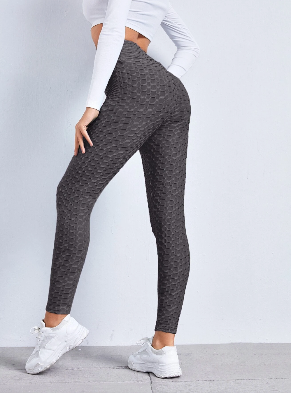 Textured Bum Booty Boosting Leggings