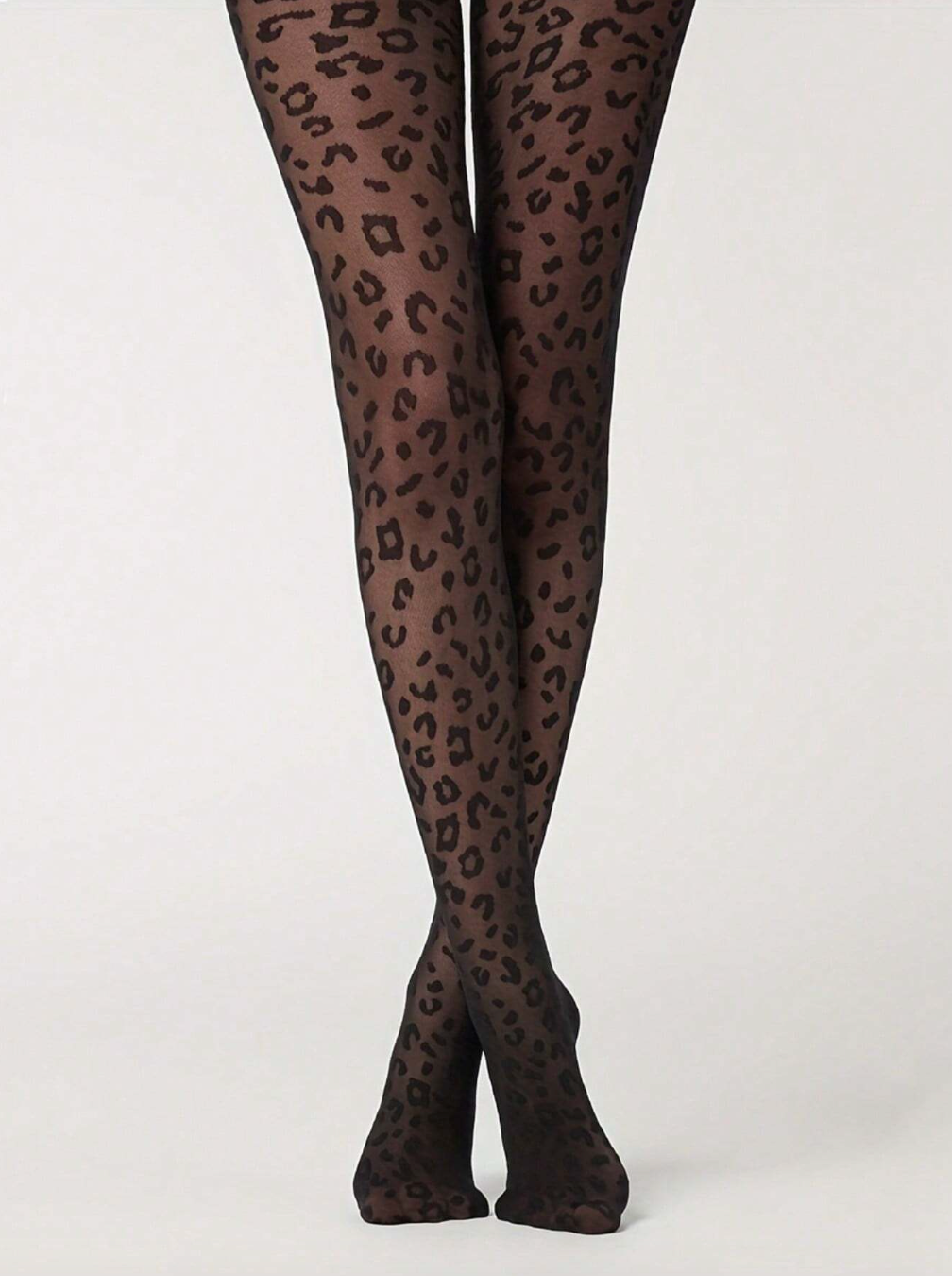 Leopard Print Skinny Stockings Leggings