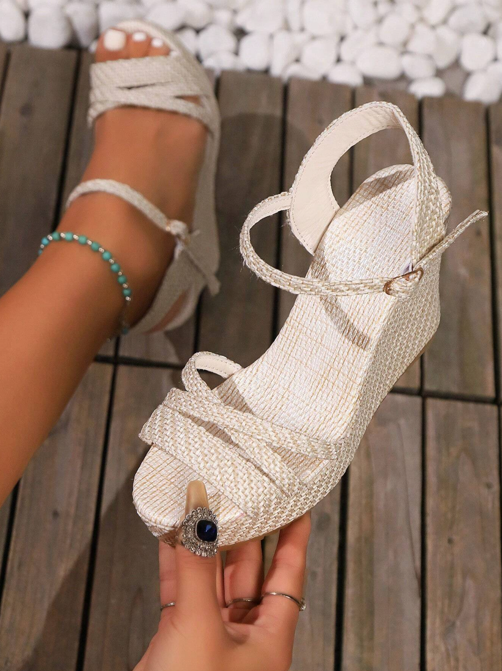 New Style Thick Bottom Wedge Sandals