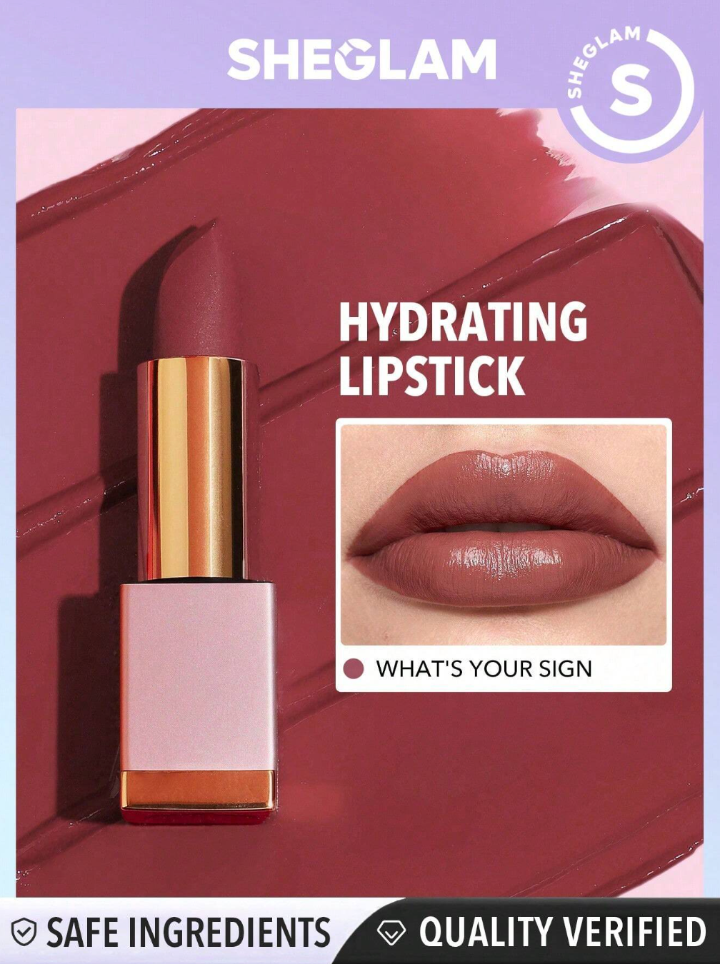 SHEGLAM Creme Allure Lipstick - What's Your Sign