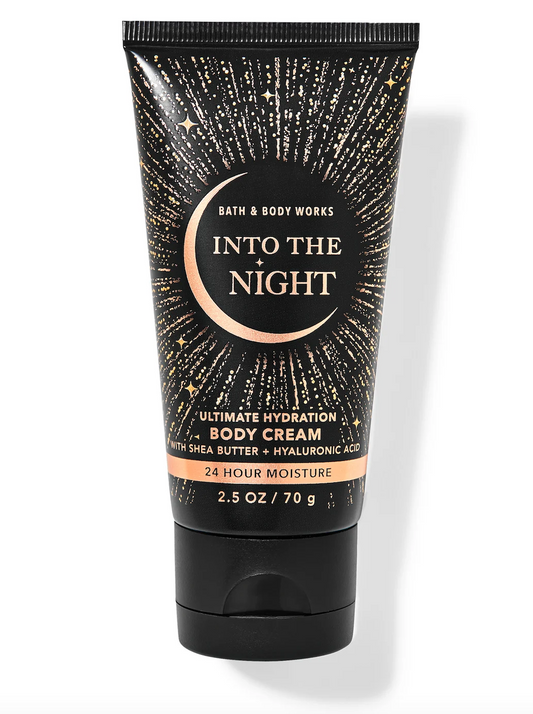 Into The Night Travel Size Ultimate Hydration Body Cream By Bath and Bodyworks