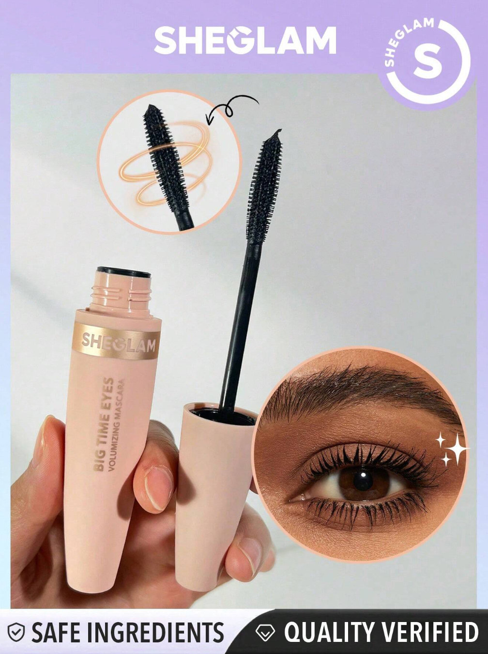 SHEGLAM Big Time Eyes Volumizing Mascara