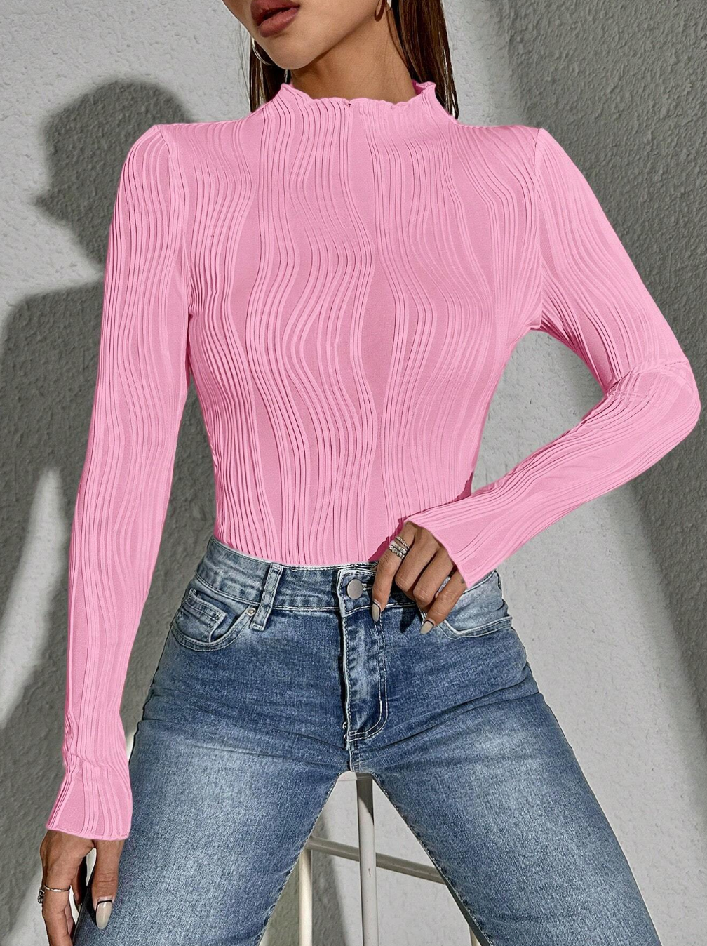 Long Sleeve Knit Top