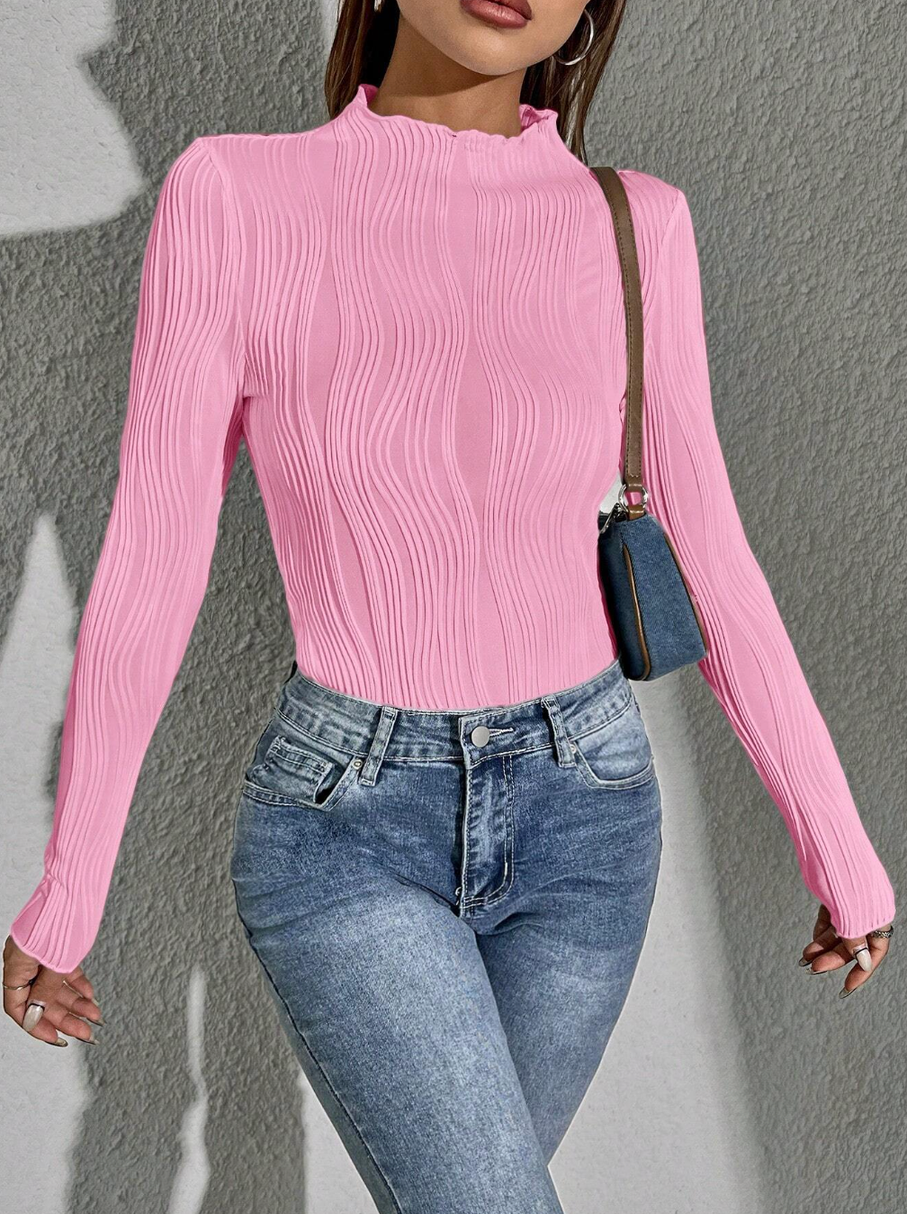 Long Sleeve Knit Top