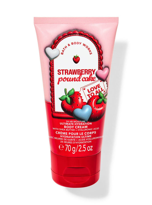 Strawberry Pound Cake Travel Size Body Cream