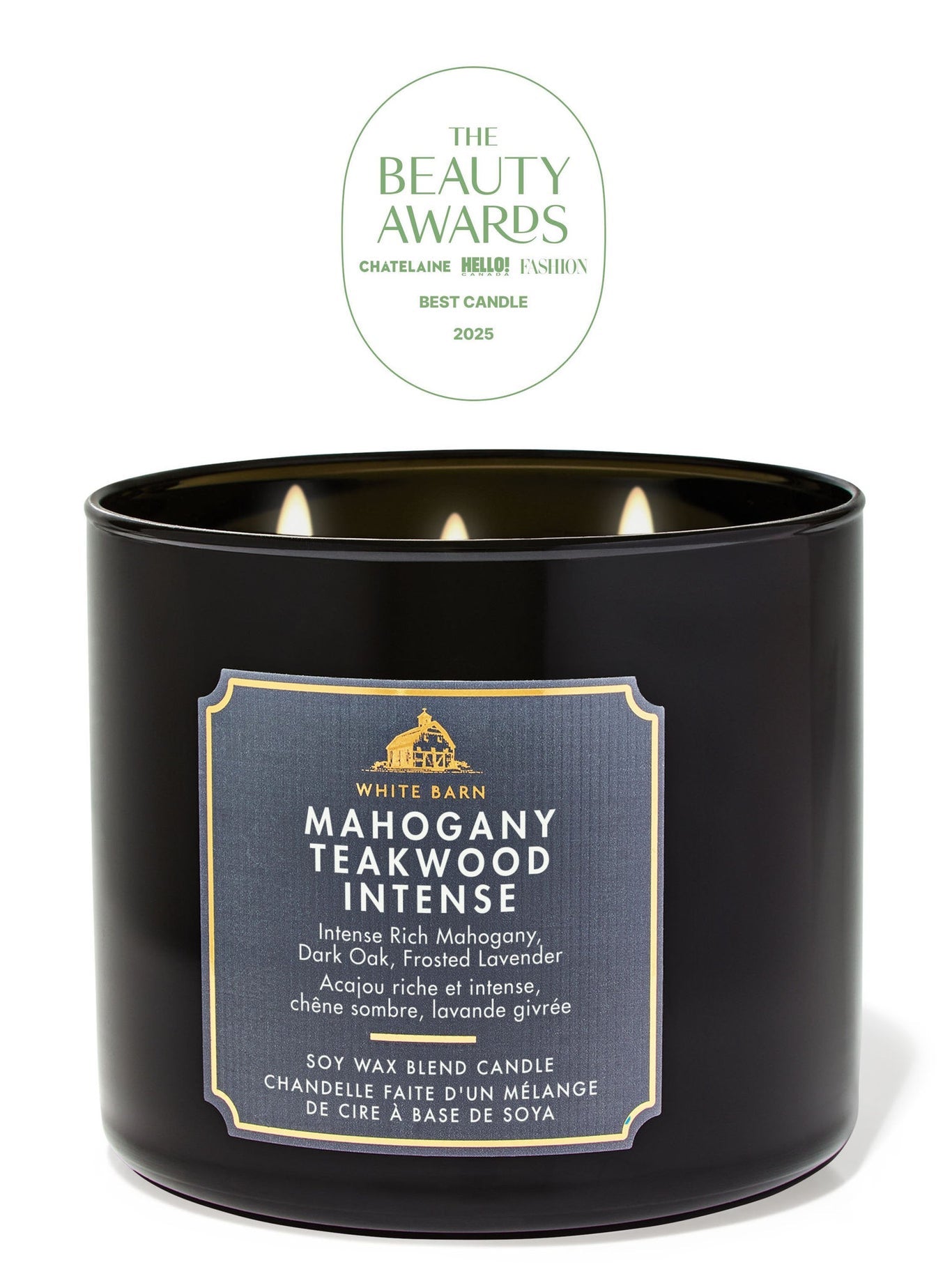 Mahogany Teakwood Intense 3-WICK Candle