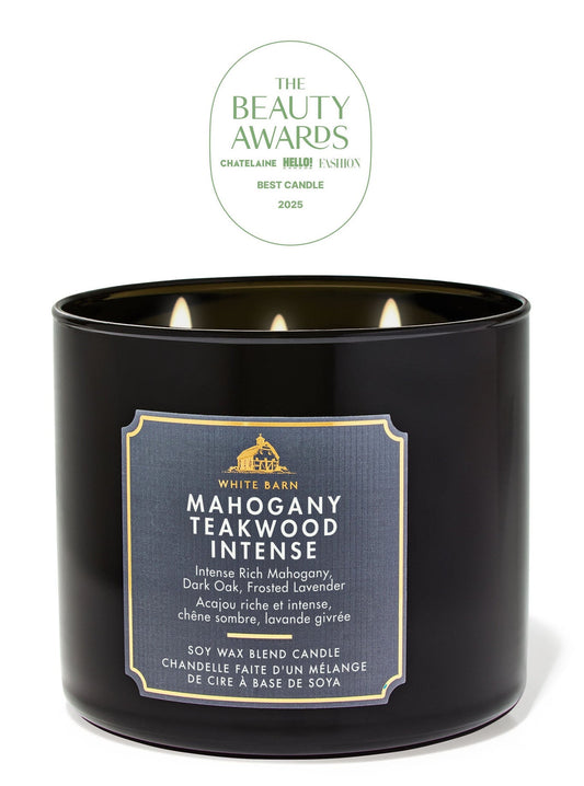 Mahogany Teakwood Intense 3-WICK Candle